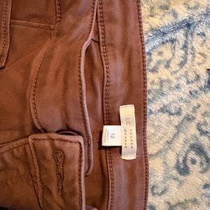 LC Lauren Conrad Women's High Rise Jeans - Brown